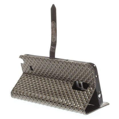Wallet Case für Samsung Galaxy Note 4 TPU Stylish Rhombus