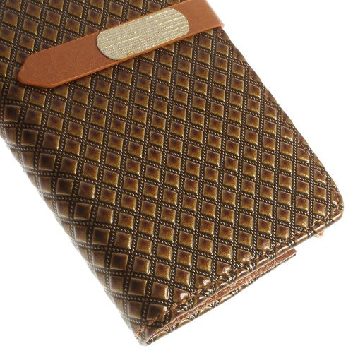 Wallet Case für Samsung Galaxy Note 4 TPU Stylish Rhombus