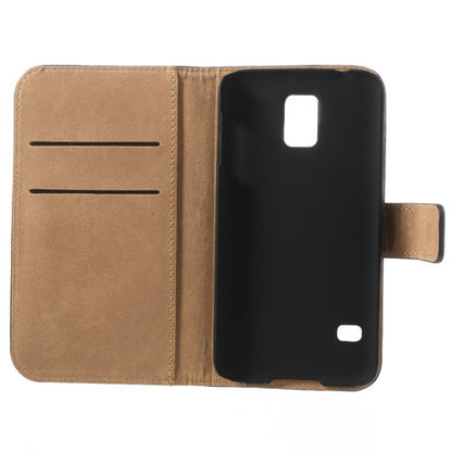 Wallet Case für Samsung Galaxy S5 G900 Echt Leder Magnet