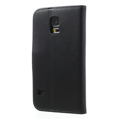 Wallet Case für Samsung Galaxy S5 G900 Echt Leder Magnet