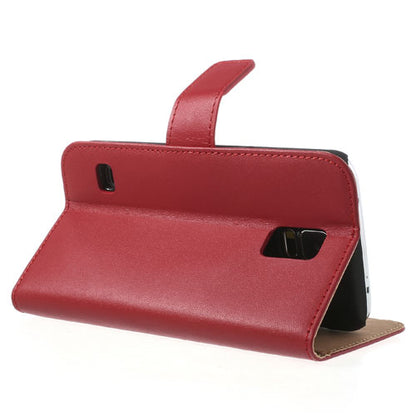 Wallet Case für Samsung Galaxy S5 G900 Echt Leder Magnet