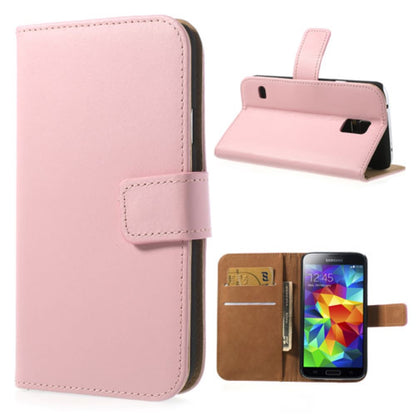 Wallet Case für Samsung Galaxy S5 G900 Echt Leder Magnet