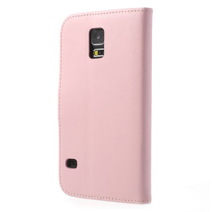 Wallet Case für Samsung Galaxy S5 G900 Echt Leder Magnet