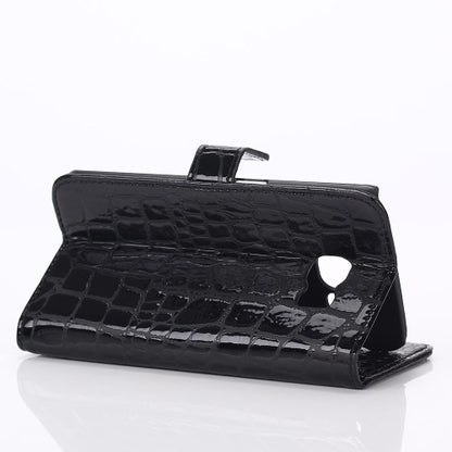 Wallet Case für Samsung Galaxy S6 Edge G925 Crocodile Leder Skin