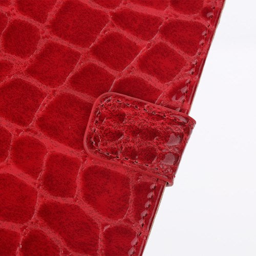 Wallet Case für Samsung Galaxy S6 Edge G925 Crocodile Leder Skin