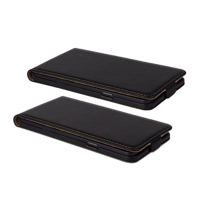 Flip Case für Samsung Galaxy A7 (2015) Echt Leder Magnet Vertikal