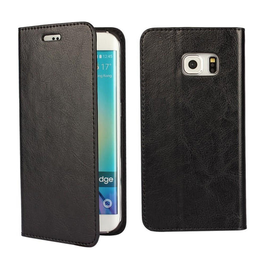 Wallet Case für Samsung Galaxy S6 Edge G925 Genuine Split Echt Leder