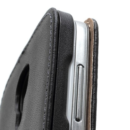 Flip Case für Samsung Galaxy S4 Mini I9190 I9195 Genuine Split Echt Leder