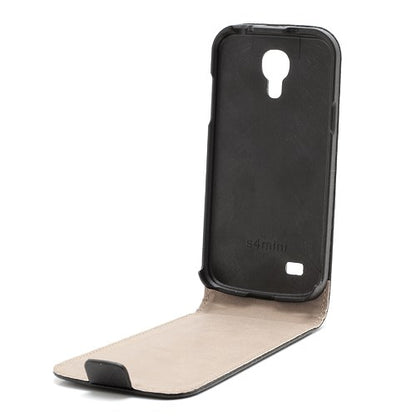 Flip Case für Samsung Galaxy S4 Mini I9190 I9195 Genuine Split Echt Leder