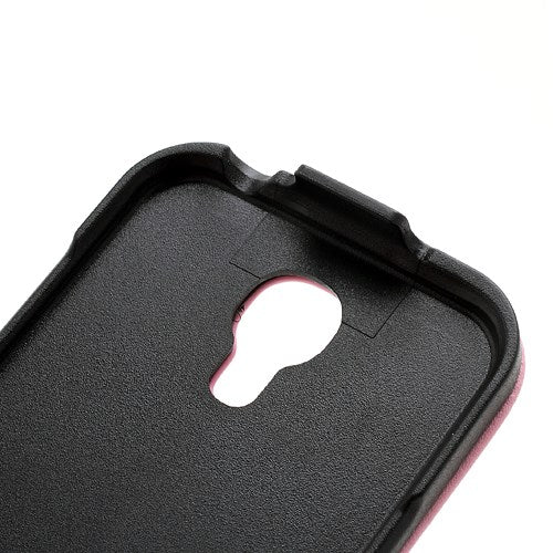 Flip Case für Samsung Galaxy S4 Mini I9190 I9195 Genuine Split Echt Leder