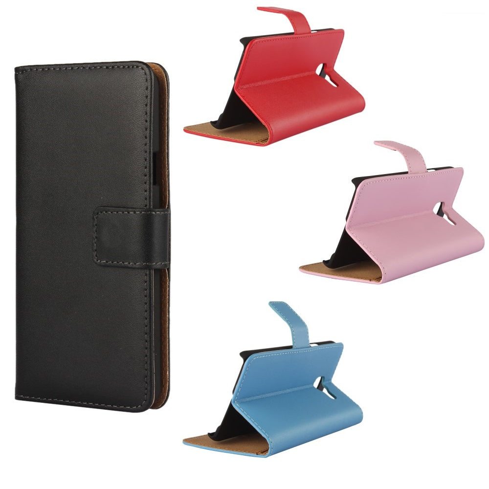 Wallet Case für Samsung Galaxy A3 A310 (2016) Genuine Split Echt Leder