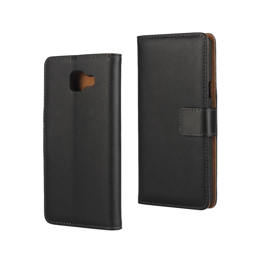 Wallet Case für Samsung Galaxy A5 A510 (2016) Genuine Split Echt Leder