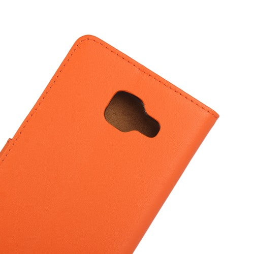 Wallet Case für Samsung Galaxy A5 A510 (2016) Genuine Split Echt Leder