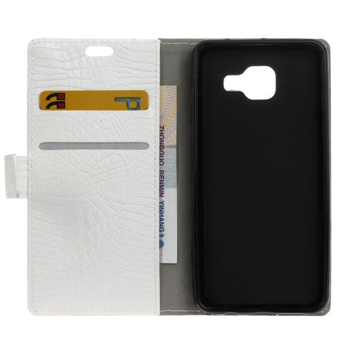 Wallet Case für Samsung Galaxy A3 A310 (2016) Crocodile Skin Kroko Muster