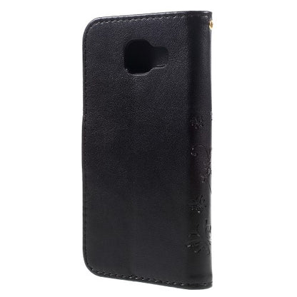 Wallet Case für Samsung Galaxy A3 A310 (2016) Butterfly Flower Motiv