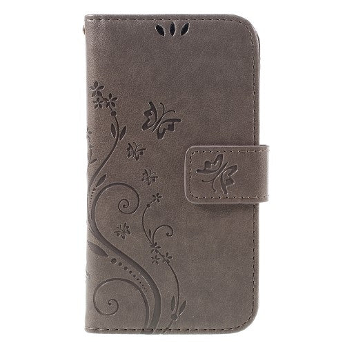 Wallet Case für Samsung Galaxy A3 A310 (2016) Butterfly Flower Motiv