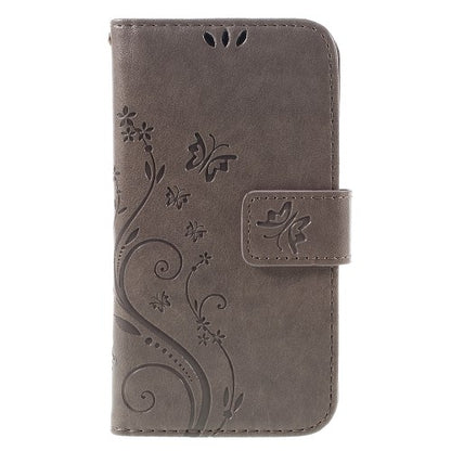 Wallet Case für Samsung Galaxy A3 A310 (2016) Butterfly Flower Motiv