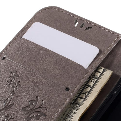 Wallet Case für Samsung Galaxy A3 A310 (2016) Butterfly Flower Motiv