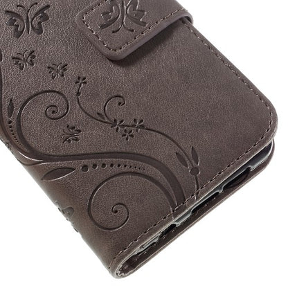 Wallet Case für Samsung Galaxy A3 A310 (2016) Butterfly Flower Motiv