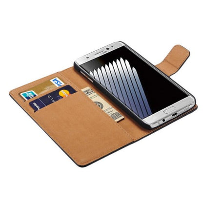Wallet Case für Samsung Galaxy Note 7 Genuine Split Echt Leder