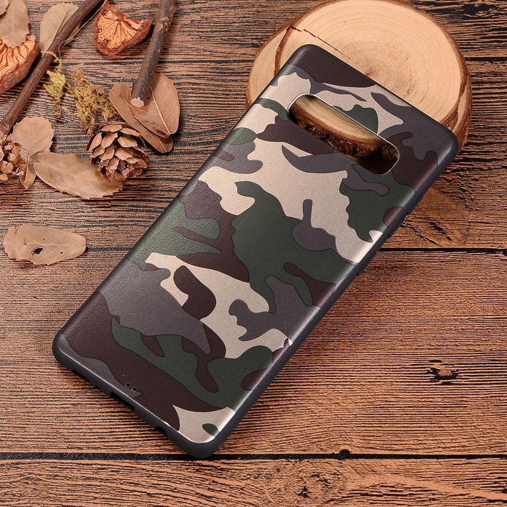 TPU Case für Samsung Galaxy S10+ PLUS Camouflage Muster Flexi Handyhülle