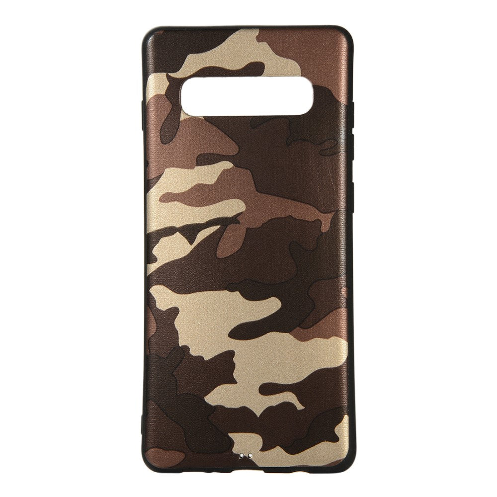 TPU Case für Samsung Galaxy S10+ PLUS Camouflage Muster Flexi Handyhülle
