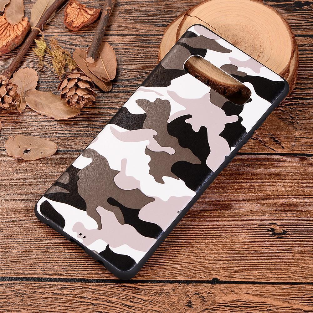 TPU Case für Samsung Galaxy S10+ PLUS Camouflage Muster Flexi Handyhülle
