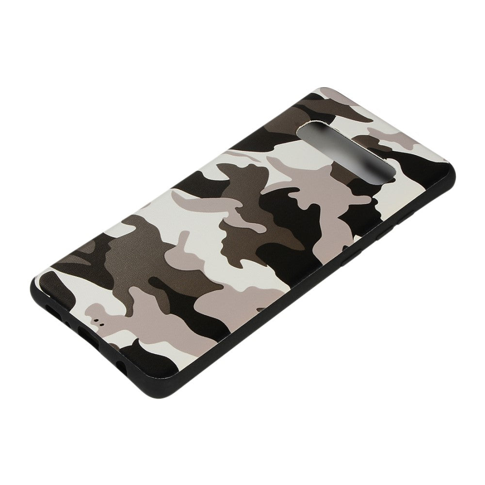 TPU Case für Samsung Galaxy S10+ PLUS Camouflage Muster Flexi Handyhülle