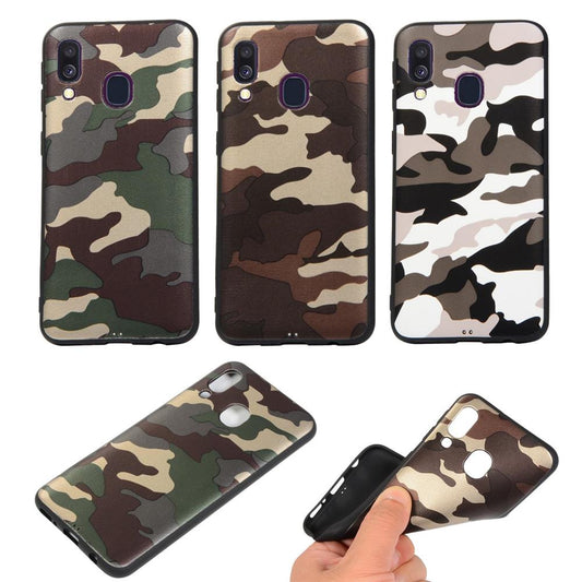 TPU Case für Samsung Galaxy A40 Camouflage Muster Flexi Handyhülle