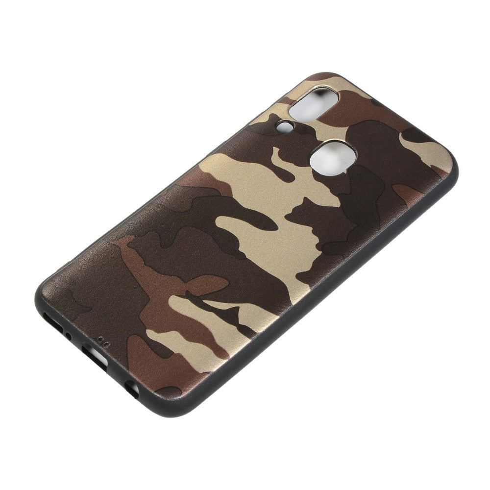 TPU Case für Samsung Galaxy A40 Camouflage Muster Flexi Handyhülle