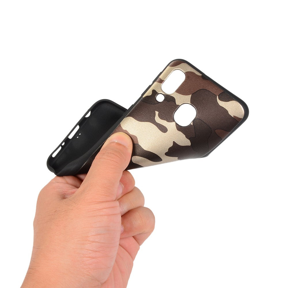 TPU Case für Samsung Galaxy A40 Camouflage Muster Flexi Handyhülle