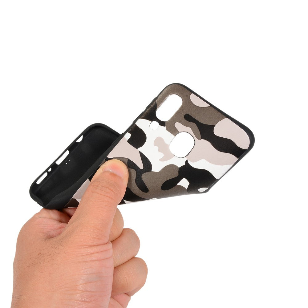 TPU Case für Samsung Galaxy A40 Camouflage Muster Flexi Handyhülle