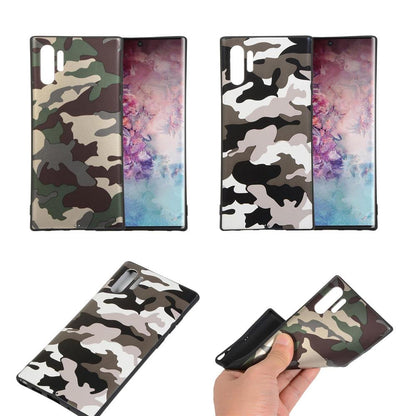 TPU Case für Samsung Galaxy Note 10 PLUS Camouflage Muster Flexi Handyhülle