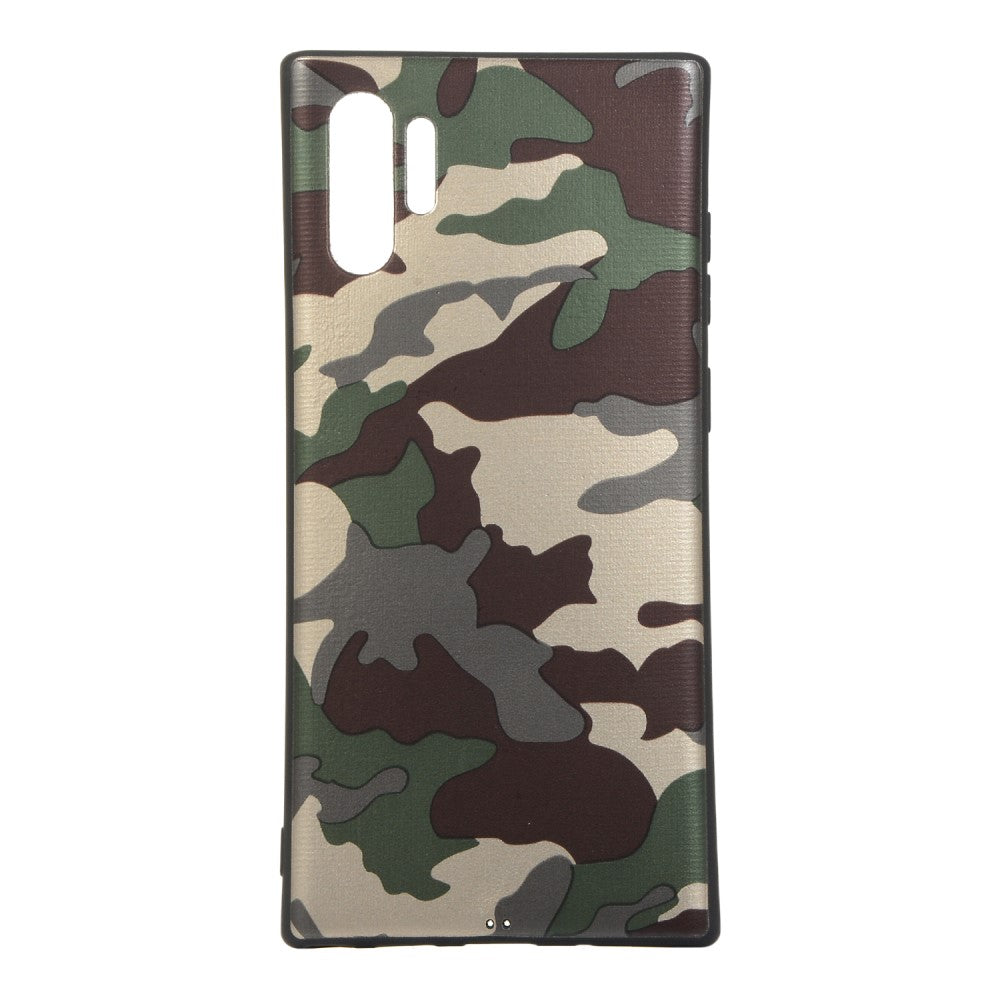 TPU Case für Samsung Galaxy Note 10 PLUS Camouflage Muster Flexi Handyhülle