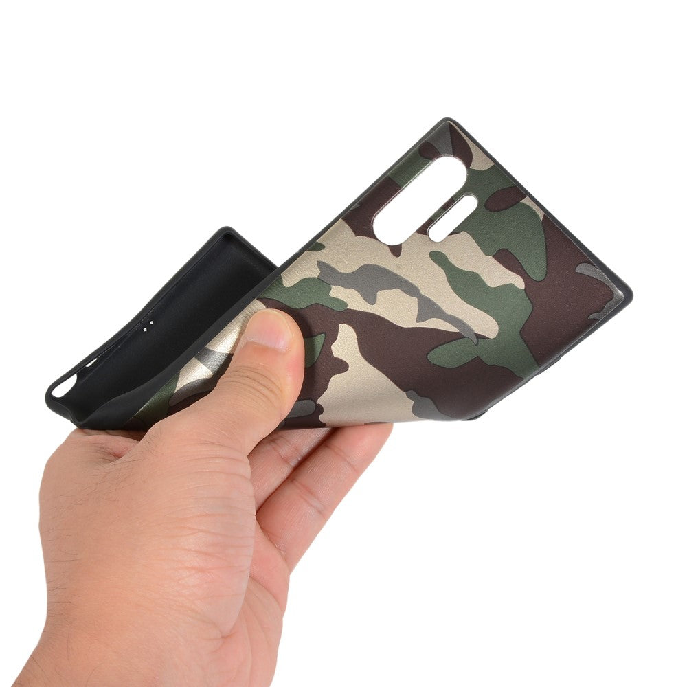 TPU Case für Samsung Galaxy Note 10 PLUS Camouflage Muster Flexi Handyhülle