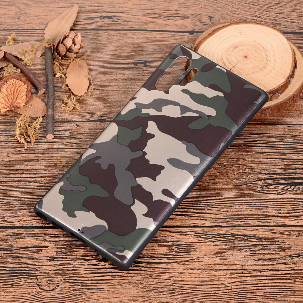 TPU Case für Samsung Galaxy Note 10 PLUS Camouflage Muster Flexi Handyhülle