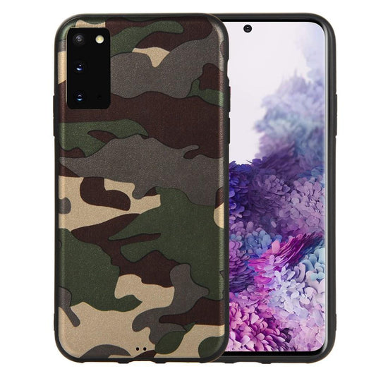 TPU Case für Samsung Galaxy S20 Camouflage Muster Flexi Handyhülle Army Cover