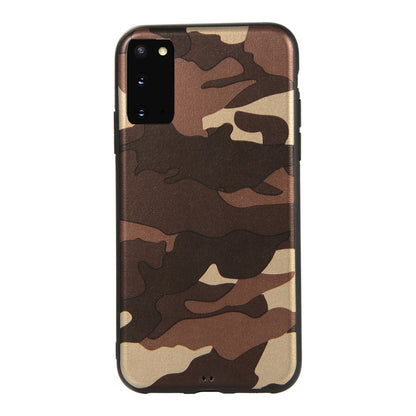 TPU Case für Samsung Galaxy S20 Camouflage Muster Flexi Handyhülle Army Cover