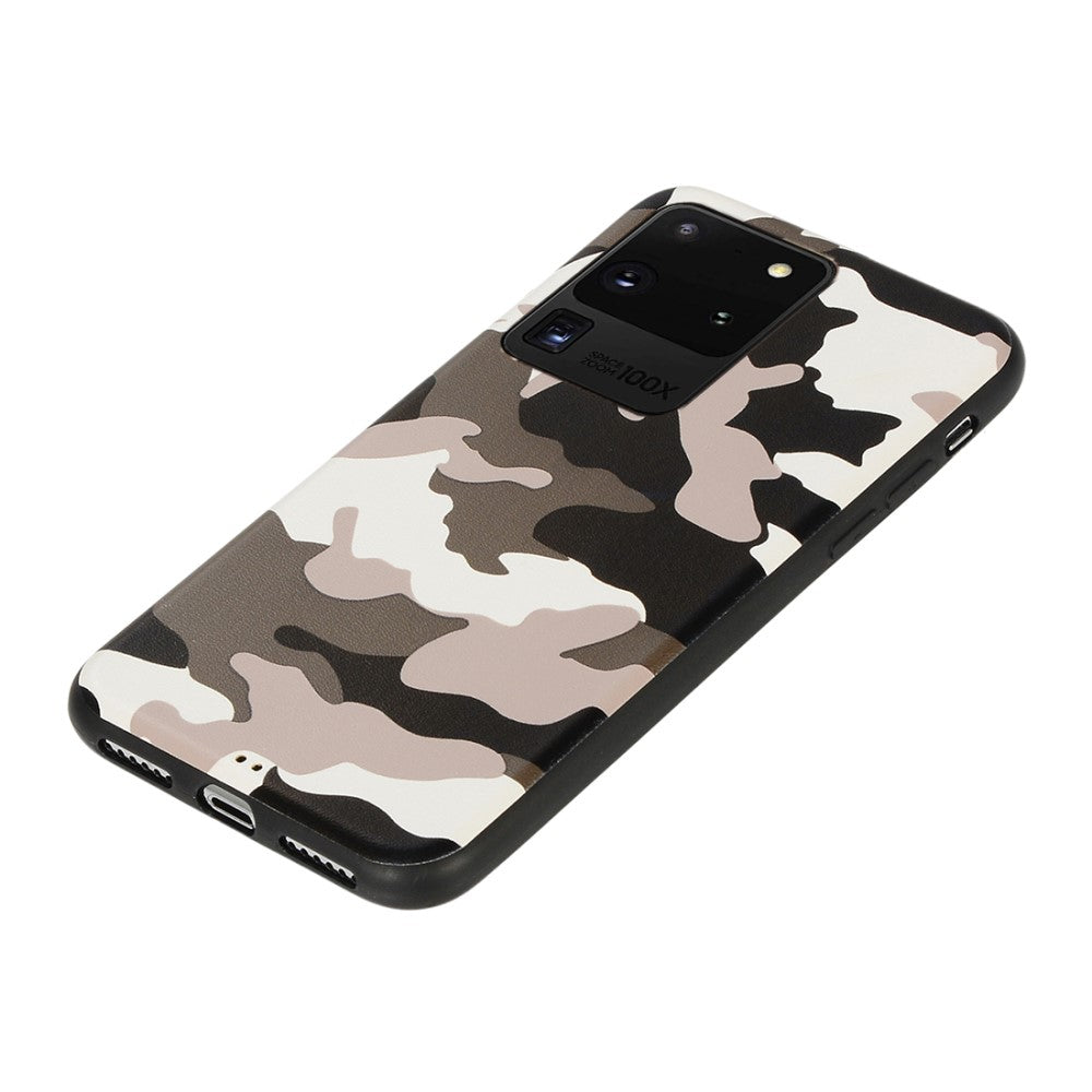 TPU Case für Samsung Galaxy S20 ULTRA Camouflage Muster Flexi Handyhülle Cover