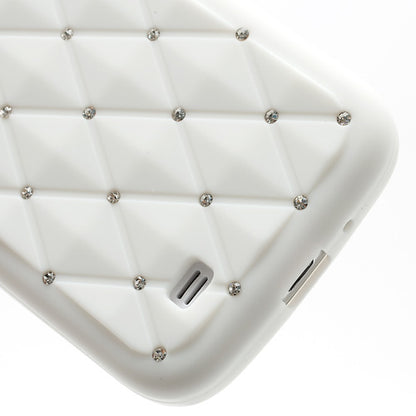 Silikon Case für Samsung Galaxy S4 I9500 I9505 Rhinestone Rhombus