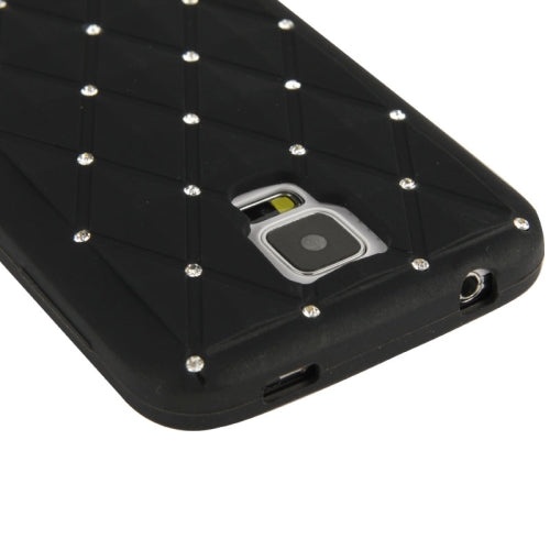 Silikon Case für Samsung Galaxy S5 Rhinestone Rhombus