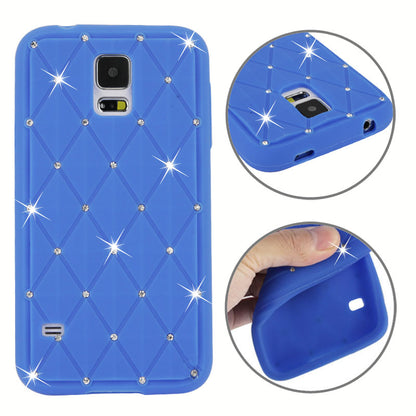 Silikon Case für Samsung Galaxy S5 Rhinestone Rhombus