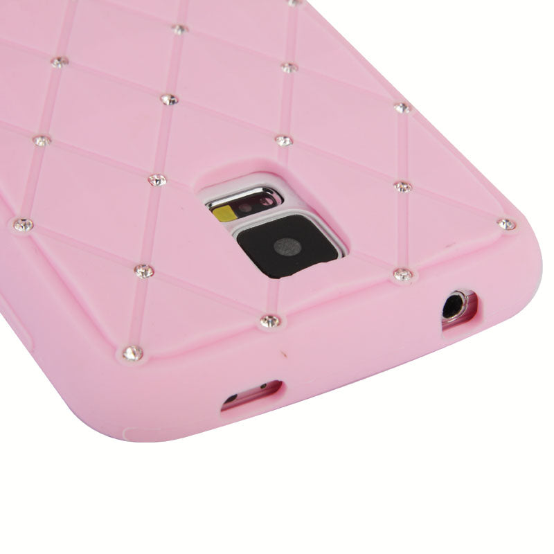 Silikon Case für Samsung Galaxy S5 Rhinestone Rhombus