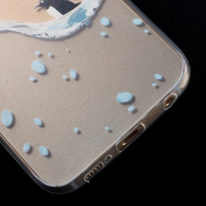 TPU Gel Case für Samsung Galaxy S6 Edge G925 Tiere Meer Skin