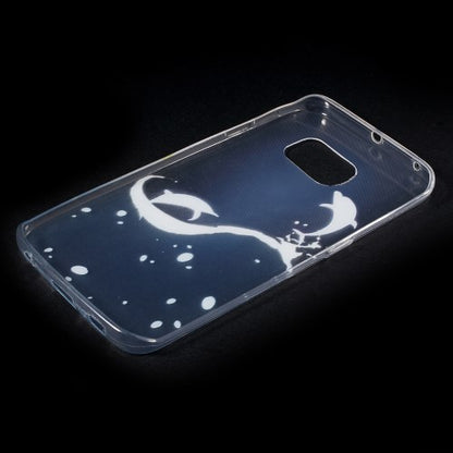 TPU Gel Case für Samsung Galaxy S6 Edge G925 Tiere Meer Skin