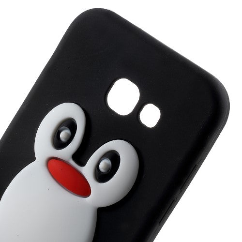 Silikon Case für Samsung Galaxy A3 A320 (2017) Soft Cute 3D Pinguin