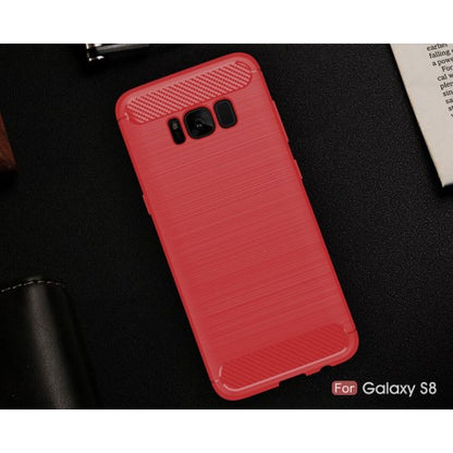 TPU Case für Samsung Galaxy S8 G950 Carbon Skin Brushed