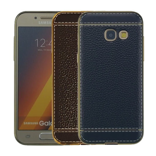 TPU Case für Samsung Galaxy A3 (2017) Litchi Textur Profil Soft Schutz Hülle