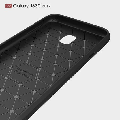 TPU Case für Samsung Galaxy J3 J330 (2017) Carbon Skin Brushed