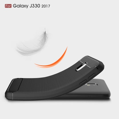 TPU Case für Samsung Galaxy J3 J330 (2017) Carbon Skin Brushed